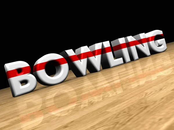 Bowlen Houten Parket — Stockfoto