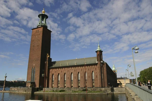 Stockholmer Rathaus — Stockfoto