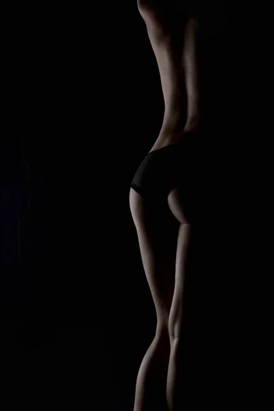 Studio Shot Woman Body — Stock Photo, Image