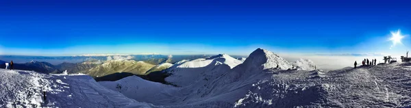 Uitzicht Bergen Winter — Stockfoto