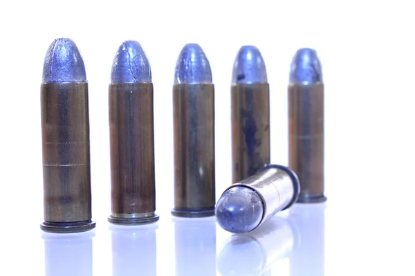 Bullets Isolated White Background Royalty Free Stock Photos