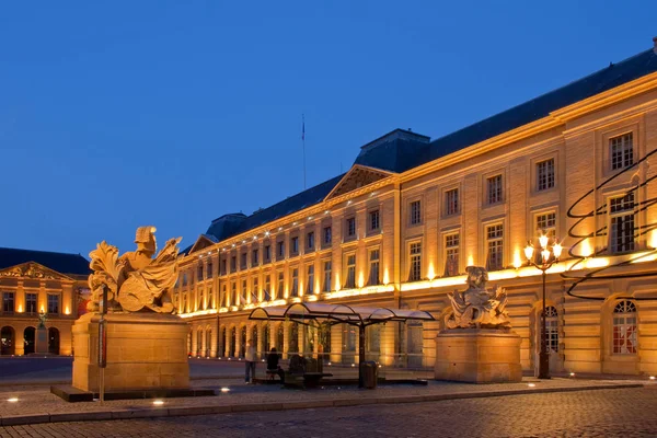 Hotel Ville Und Place Armes Metz — Stockfoto