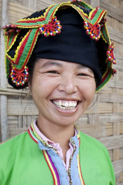 Портрет Азиатская Женщина Тайская Плотина Лаос — стоковое фото
