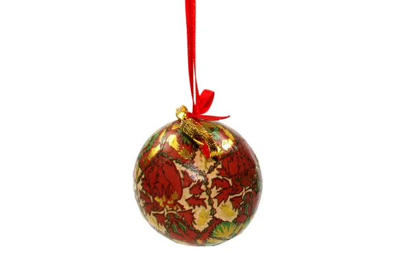 Closeup View Christmas Ball Holiday Decorations — Stock Photo, Image