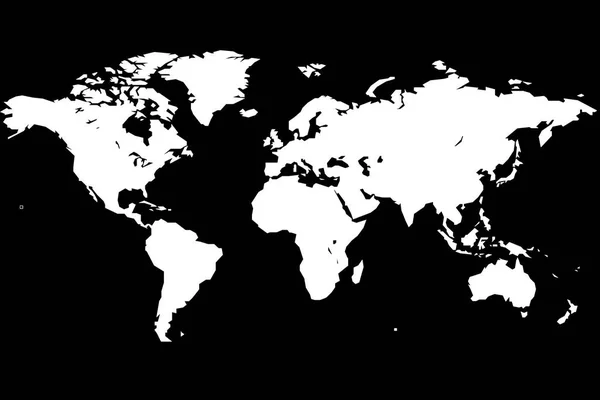 Ілюстрація Карта Світу Карта Планет Землі — стокове фото