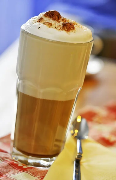 Latte Macchiato Bebida Café — Foto de Stock