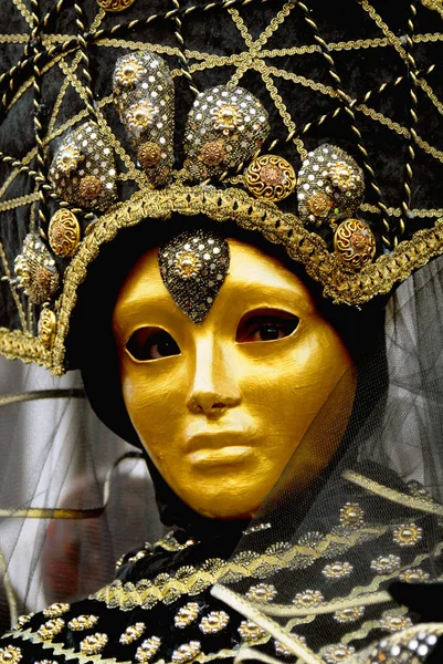 Trajes Máscaras Celebração Carnaval — Fotografia de Stock