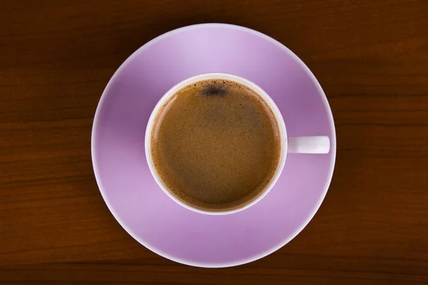 Nahaufnahme Von Kaffee Heißgetränk — Stockfoto