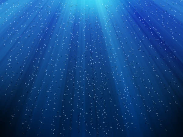 Синий Блеск Каплями Дождя — стоковое фото
