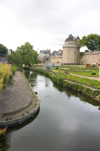 Vue Panoramique Sur Belle Architecture Médiévale Forteresse — Photo