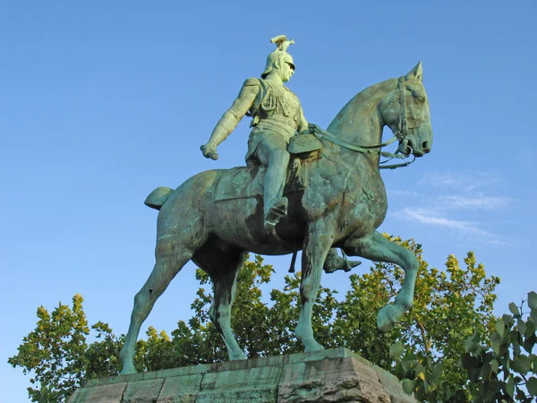 Kaiser Będzie Sterował Pomnik Wodzie Kolońskiej — Zdjęcie stockowe
