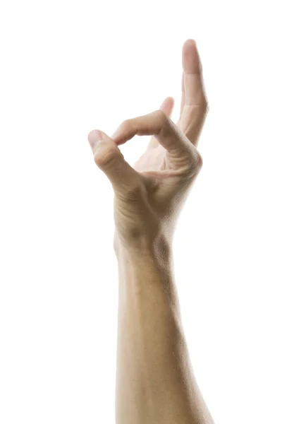 Closeup Hand Sign Gesture — Stock Photo, Image