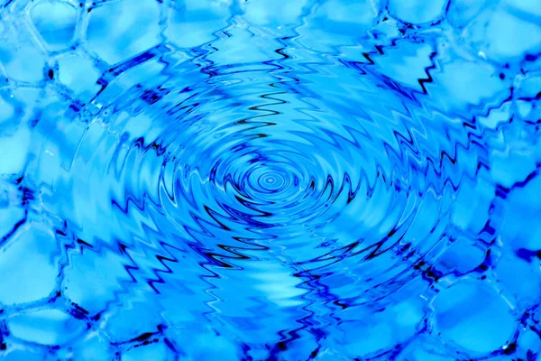 Abstract Blue Background Water Drops — Stock Photo, Image