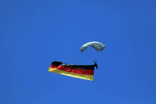 Deutsche Flagge Offizielle Farben Und Proportionen Korrekt — Stockfoto