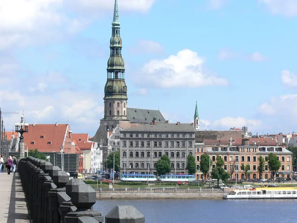 Historyczne Miasto Ryga Łotwa — Zdjęcie stockowe