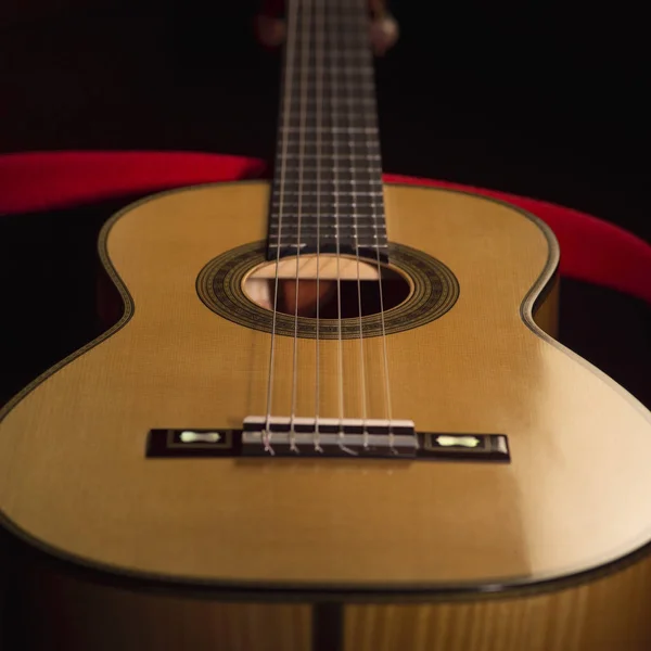 Guitarra Clásica Instrumento Musical —  Fotos de Stock