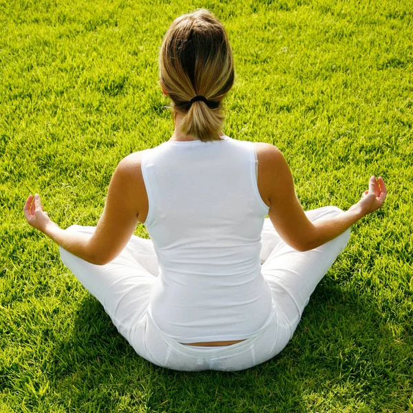 Yoga Lifestyle Health Care — Stock Photo, Image