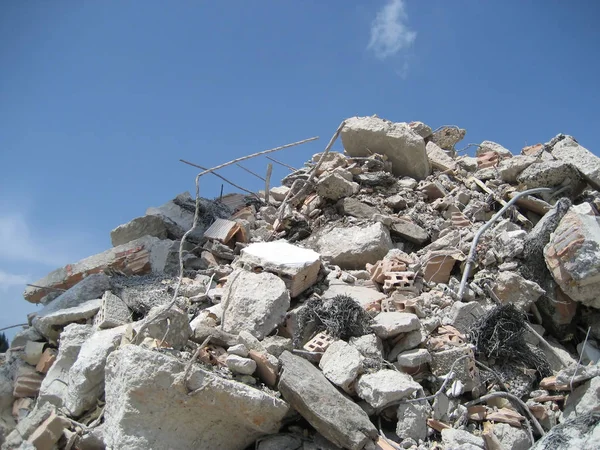Demolición Del Edificio Ciudad Del Mar Muerto —  Fotos de Stock