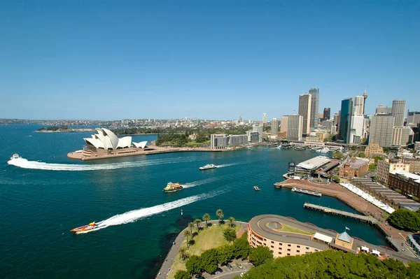 Port Sydney Avec Skyline Opéra — Photo