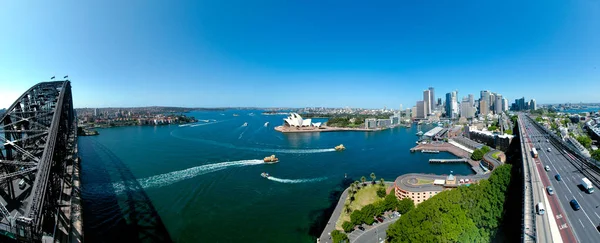 Sydney Kikötő Látképpel Operával — Stock Fotó