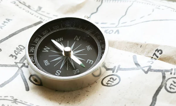 Expedition Travel Compass Geography — Stock Photo, Image