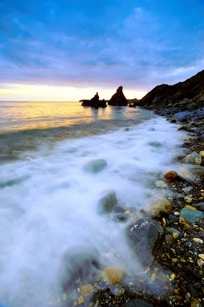 Hermosa Vista Orilla Del Mar — Foto de Stock