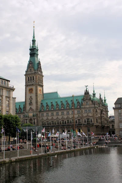 Гамбург Крупный Портовый Город Севере Германии — стоковое фото