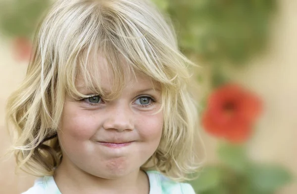 Retrato Infantil Bonito Conceito Infância Feliz — Fotografia de Stock