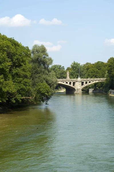 Die Isar München — Stockfoto