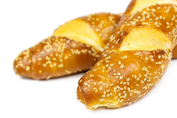 Pretzel Opcional Blanco — Foto de Stock