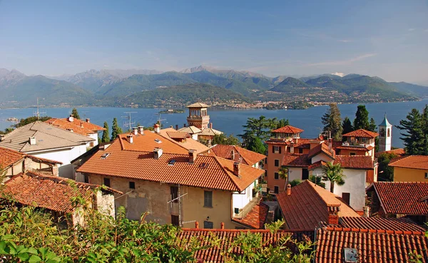 Vue Stresa Sur Lac Maggiore — Photo