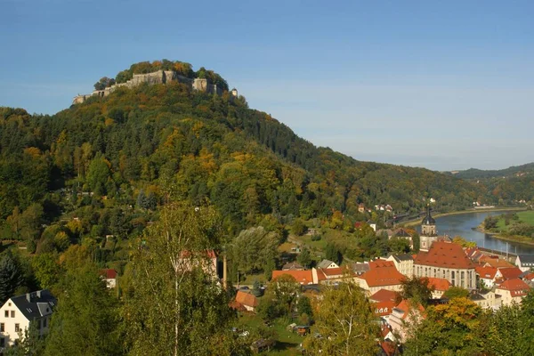 Vacker Utsikt Över Vackra Medeltida Fästning Arkitektur — Stockfoto