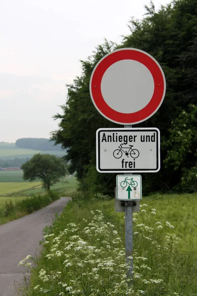 Close View Traffic Sign — Stock Photo, Image