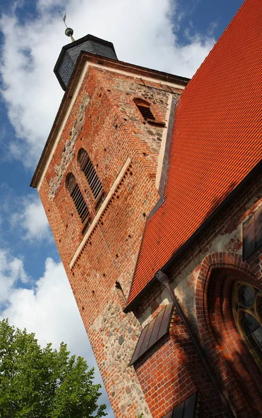 Věž Wesenberského Tržního Kostela — Stock fotografie