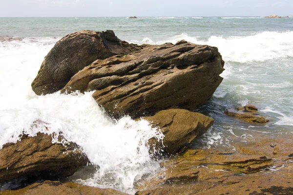 Vista Uma Bela Costa Marítima — Fotografia de Stock