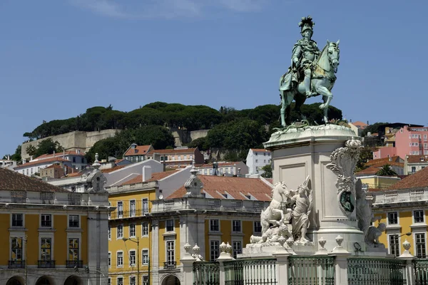 Lisboa Portugals Montañosa Capital Costera — Foto de Stock