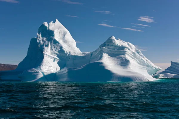 Góra Lodowa Zamarznięty Lód Zima Śnieg — Zdjęcie stockowe