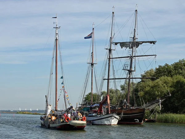 Vista Barcos Antiguos — Foto de Stock