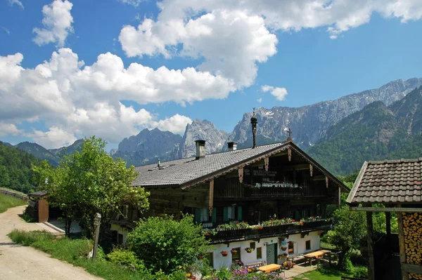 Vista Panoramica Bellissimo Paesaggio Alpino — Foto Stock