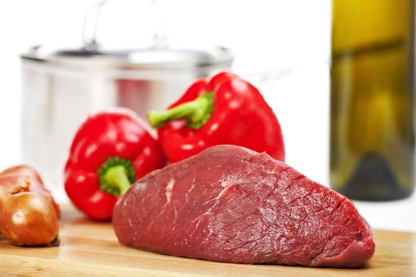 Close Uitzicht Smakelijk Lekker Vlees — Stockfoto