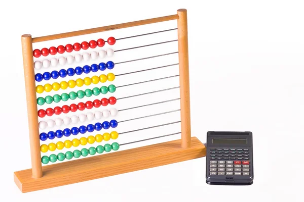 Mathematics Abacus Old Type Calculator Royalty Free Stock Images