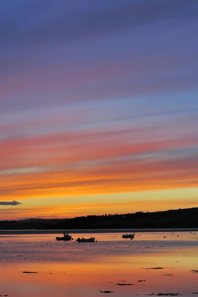 Bella Vista Sul Cielo Tramonto — Foto Stock