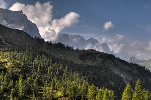 Vista Panorâmica Bela Paisagem Alpes — Fotografia de Stock