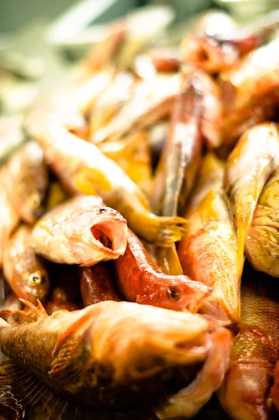 Gebratenes Hühnchen Auf Dem Markt — Stockfoto