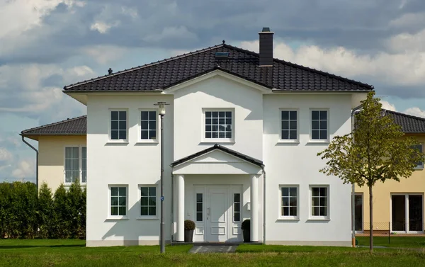 single-family house,the house with a garden