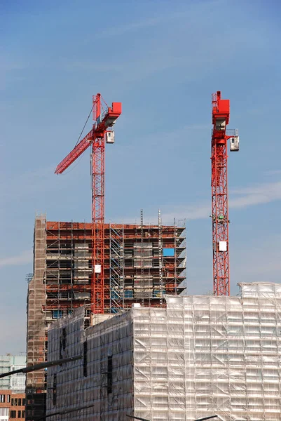 Vista Panorâmica Majestosa Cidade Urbana — Fotografia de Stock