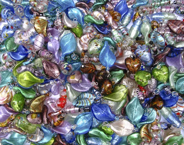 Pile Glass Pendants — Stock Photo, Image