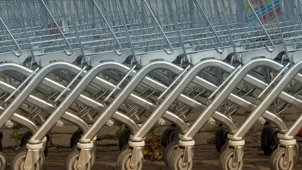 Alışveriş Arabası Trolley Perakende Mağazası — Stok fotoğraf