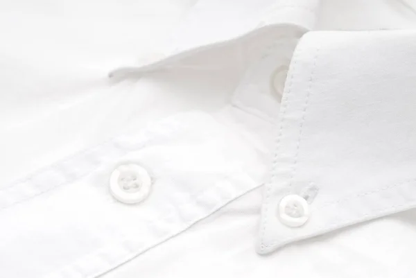 Primer Plano Una Camisa Vestir Blanca — Foto de Stock