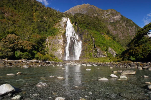 Beautiful Waterfall Nature Background — Stock Photo, Image